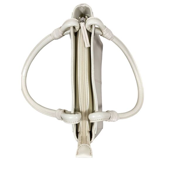 WILSONS LEATHER Genuine Leather Cream Handbag - Picture 3 of 10